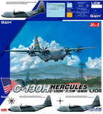 Great Wall Hobby 1/144 USAF Lockheed C-130H Hercules Transport Aircraft Model