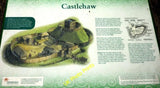Photo 6x4 Castlehaw information board Sedbergh Diagram and information re c2015 Model