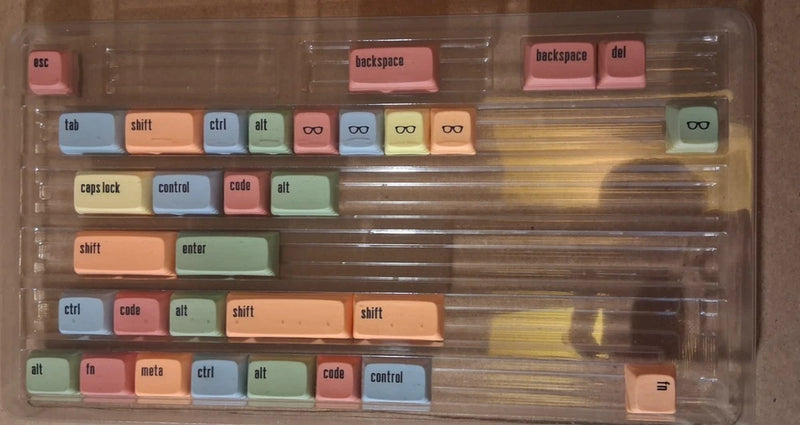 Drop + MiTo XDA Canvas Custom Keycap Set Classic Accents Model