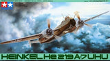 Tamiya 61057 1/48 Scale Model Kit WWII Heinkel He219 A-7 UHU Night Fighter Model