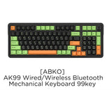 [ABKO] ABKO AK99 Wired/Wireless Bluetooth Mechanical 99key, Silent Peach Switch Model