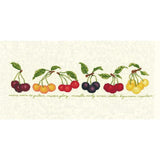 Le Bonheur des Dames counted cross stitch kit "Cherries", 37x10cm, DIY Model