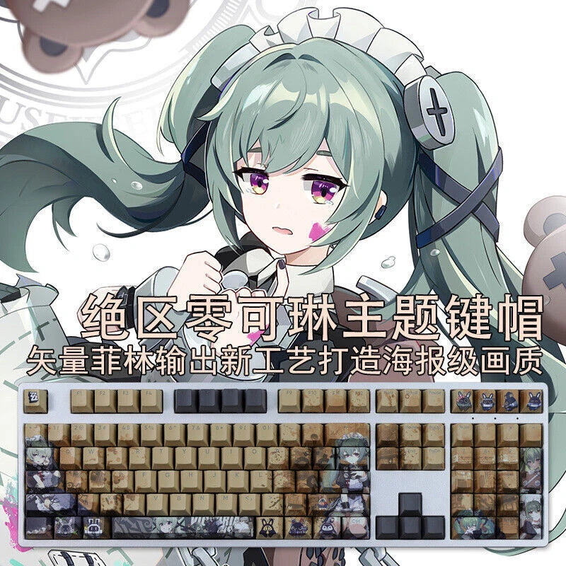 Zenless Zone Zero Corin Wickes RGB PBT Keycaps F/Cherry MX Mechanical keyboard Model