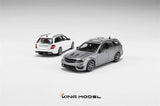 KING MODEL 1:64 C63 Gray/White Diecast Model Car Model