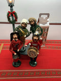 Vintage Signed Byers' Choice Christmas Carolers Display Lot ¨C 4 Pieces Total Model