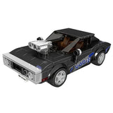 MOC Car 1970 Dodge Charger R/T Building Block Model Kit Toy Gift 346 Pcs Model