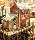 Bar Mills 0922 HO Waterfront Willy's/Trackside Jack's Laser Cut Building Kit Model