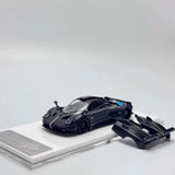 RM 1/64 Scale Pagani Zonda Absolute Matte black Diecast Car Model Toy Gift Model