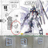 for MG 1/100 RX-93 Nu ver Ka Model 1PC ABS Replacement Repair Plastic Part I25 Model