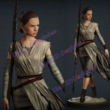 Rey Sci-fi Woman Star 1/4 Stand Figure 3D Print Model Kit Unassembled 50cm Model
