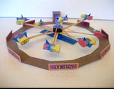 HO Scale Carnival Fair Ride: JETS Card Kit YOU BUILD! LED Rare Kit NEW! Model
