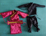 1/6   Ancient Dress Hanfu Clothes  coat pants Three Kingdoms For 12inch   figure Model