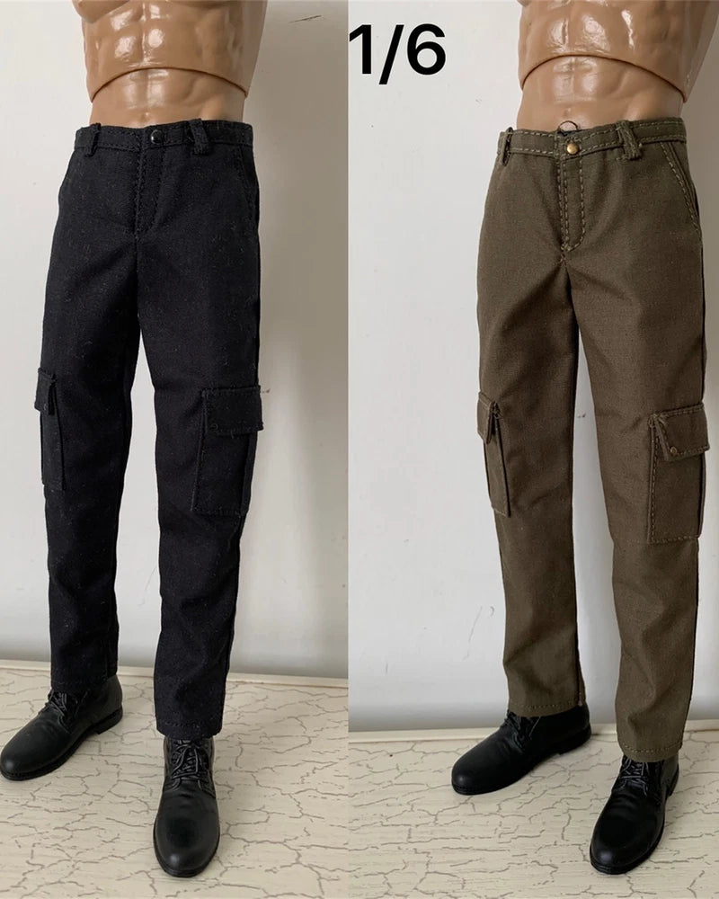 Toy center 1/6 Male Combat Leisure Pants Trousers Model Fit 12'' Figure Body Model