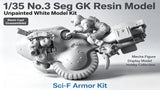 1/35 No.3 Seg Sci-Fi Mecha Armor Resin GK Model Kit Unassembled Unpainted Model