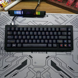Black Coding Theme PBT Keycap Set Cherry Profile keycaps Model
