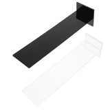 Reusable Acrylic Desktop Note Holder Sleek Design Portable Memo Stand for Home Model