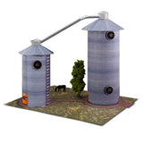 BK 4804 1:48 Scale "Grain Dryers" Photo Real Scale Building Kit Model