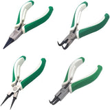 4-Piece Mini Snap Ring Pliers Kit with Rubber Handles Model