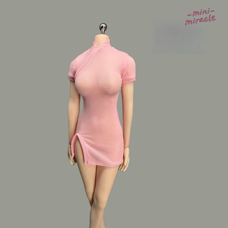 1/6 Scale Fashion Cheongsam Dress For 12" Female Action Figure Skirt Model Model