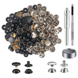 15mm Leather Snap Fastener Kit Tool 50 Sets Snap Buttons for Bag, Jeans, Clothes Model