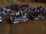 1/72 World War Ii German Tanker Vehicle Soldiers Painted Chariot Model Model