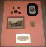 Charles Fredrick Sedlack (1876-1955) Photos, Coins, Poster Board Display Model