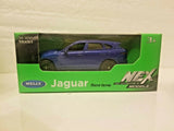 Welly NEX jaguar f pace blue  -1:60 1/60 diecast car Scale Model Model