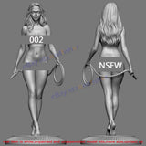 Wonder Woman 1/6 Unpainted Model Kit Unassembled 3D Printing 31cmH 002 NSFW GK Model