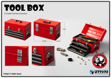 ZYTOYS 1:6 CT009A Red Plastic Tool Box Storage Case For 12" Action Figure Dolls Model