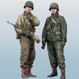 1/35 US Infantry Soldiers Crew RESIN FIGURE MODEL KIT Unassembled Unpainted NEW Model