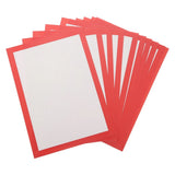 11.7x8.3 Inch Color Frame Poster Board, 4 Pcs Poster Board Paper, Red Model