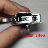DIY Zippo Lighter Repair Kit Cam Spring Bow Plate Rivets Steel Parts Set Model