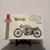 RARE Vintage PROTAR NORTON GRAND PRIX 500cc Motorcycle Model Kit 1:9 Scale #109 Model