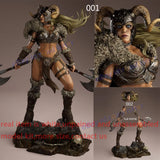 Ragna Barbarian Figure 1/8 1/4 1/2 Model Kit Unpainted Unassembled 3D Print 2Ver Model