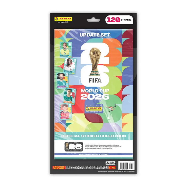 PANINI FIFA WORLD CUP 2026 UPDATE SET - UPGRADE SET WITH 120 FIGURES Model