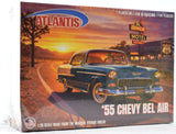 Atlantis 1955 Chevy Bel Air Hardtop - US Route 66 1:25 Scale Model Car Kit H1374 Model