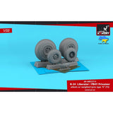 Armory Models AR AW32314 Scale kit 1/32 B-24 Liberator / PB4Y Privateer wheels Model