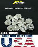 12PCs Metal Armor Detail Up 6mm Screw Parts For HG PG MG 1/100 1/60 Gundam USA Model