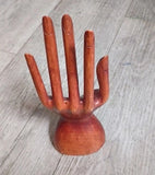 Wooden Hand Carved Figurine Or Jewelry Display Model