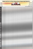 MG 3411 - 1/24, 1/32 UltraCal Model Chrome Trim Detailing Decals Model