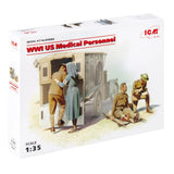 ICM 35694 Plastic model kit 1:35 WWI US medical personnel modelling plastic kits Model