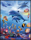 Counted Cross Stitch Kit Needlework Craft Embroidery DIY- Seahorse Kingdom Model