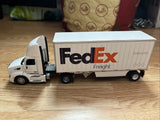 1:50FedEx Truck& Trailer Diecast Model DM  Alloy Container Logistics Collectible Model