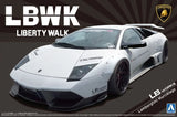 Aoshima 1/24 Scale Model Kit LB Works Liberty Walk Lamborghini Murcielago Ver.1 Model
