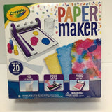 Crayola Paper Maker, Paper Making DIY Craft Kit, Gift for Kids 20 Sheets NEW Model