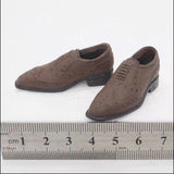 1/6 Scale Men's Leather Shoes Hollow Model for 12" Figure Cloths Accessorries Model