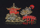 Cross Stitch Kit "Japan-1", size 5.9x3.9 in (15.0x10.0 cm) Model