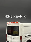 1/43 O Scale Model Rear Lightbar Greenlight Ford Transit Van Ambulance 4346RearR Model