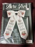 JCA Bow Ties HOME SWEET HOME Cross Stitch Door Decoration Kit #08103 Model