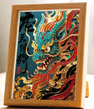 Japanese Dragon Cloisonne Art Kit F07AM3-19-1 Model